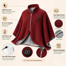 🔥 50% dto. Manta eléctrica portátil Cloud Cloak – calienta en 15 segundos, 3 niveles de temperatura, USB y diseño lavable. ¡Envuelve tu cuerpo en calidez mágica! ✨☁️