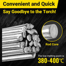 🔥 50% dto. Barra de soldadura de aluminio de baja temperatura – suelda fácilmente acero inoxidable, aluminio y hierro con un mechero. ¡Sin polvo de fundente adicional, 6 uds por caja! ✨🔧