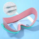 Gafas de natación impermeables y antivaho de marco grande para niños HD