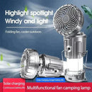 🔥Luz LED portátil para acampar con ventilador