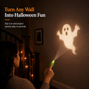 🎃🔦 Mini Proyector de Dedos Halloween – Luces con Patrones Fantasmales, Bolsillo y Diversión para Niños y Fiestas de Terror ✨👻
