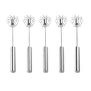 🥚 50% dto. Batidor manual de presión – mezcla rápida y uniforme sin electricidad, cables ni baterías. ¡Presiona, gira y mezcla huevos, masas y bebidas fácilmente! ✨🍳