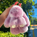 🏆OFERTA ESPECIAL POR TIEMPO LIMITADO 50 % DE DESCUENTO🐰Dije de conejito con pompón suave hecho a man