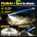 🔦 50% dto. Gafas con linterna LED manos libres – luz COB + 2 focos XTE, 5 modos, 90 g y recargables por USB-C. ¡Ilumina donde necesites sin ocupar las manos! ✨💡