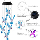 🦋 Mejore su jardín - ✨Creative Bird Design Solar Wind Chimes
