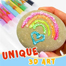 🎨 50% dto. Set de 6 rotuladores 3D Puffy mágicos para niños – tinta que se hincha con calor, punta fina y aptos para múltiples superficies. ¡Regalo navideño creativo! ✨🎅