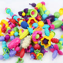 💍 50% dto. Set de cuentas snap-pop para niños – crea collares, pulseras y anillos con cientos de combinaciones. ¡Desarrolla creatividad y coordinación! ✨🎁