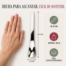 🥄 50% dto. Cuchara de postre premium 316L – cabeza profunda, mango ergonómico alargado y pulido espejo. Acero inoxidable, seguro y duradero! ✨💎