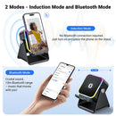 Altavoz Bluetooth Inalámbrico 5 en 1 con Carga Inductiva y Soporte Ajustable para Teléfono✈️COMPRA 2 Y ENVÍO GRATIS