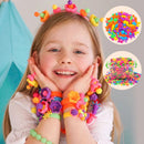💍 50% dto. Set de cuentas snap-pop para niños – crea collares, pulseras y anillos con cientos de combinaciones. ¡Desarrolla creatividad y coordinación! ✨🎁