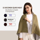 🔥 50% dto. Manta eléctrica portátil Cloud Cloak – calienta en 15 segundos, 3 niveles de temperatura, USB y diseño lavable. ¡Envuelve tu cuerpo en calidez mágica! ✨☁️