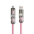 🔌 50% dto. Cable de datos 4 en 1 de 240W – conectores múltiples, carga rápida segura y luces de trabajo integradas. ¡Durable y sin enredos! ✨💡