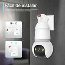 ✨Vigilancia inteligente de 360°: Cámara HD inalámbrica, controlable mediante una aplicación, con visión nocturna a color.