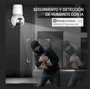 ✨Vigilancia inteligente de 360°: Cámara HD inalámbrica, controlable mediante una aplicación, con visión nocturna a color.
