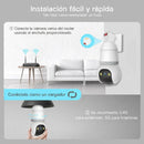 ✨Vigilancia inteligente de 360°: Cámara HD inalámbrica, controlable mediante una aplicación, con visión nocturna a color.