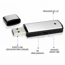 🎙️🔊 Grabadora de voz USB portátil HD con cancelación de ruido, audio nítido para reuniones y entrevistas ✨🎙️💾
