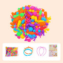 💍 50% dto. Set de cuentas snap-pop para niños – crea collares, pulseras y anillos con cientos de combinaciones. ¡Desarrolla creatividad y coordinación! ✨🎁