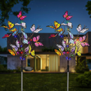 🦋Luzes solares para exterior em forma de borboleta💐