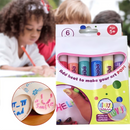 🎨 50% dto. Set de 6 rotuladores 3D Puffy mágicos para niños – tinta que se hincha con calor, punta fina y aptos para múltiples superficies. ¡Regalo navideño creativo! ✨🎅