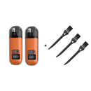 👃 50% dto. Recortador eléctrico de vello nasal – cabezal curvo y redondeado, pantalla LED de batería, impermeable y motor silencioso 6500 RPM. ¡Carga rápida USB-C, 3 colores! ✨🪒
