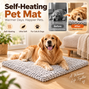 Self-heating pet mat