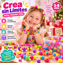 💍 50% dto. Set de cuentas snap-pop para niños – crea collares, pulseras y anillos con cientos de combinaciones. ¡Desarrolla creatividad y coordinación! ✨🎁