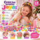 💍 50% dto. Set de cuentas snap-pop para niños – crea collares, pulseras y anillos con cientos de combinaciones. ¡Desarrolla creatividad y coordinación! ✨🎁