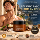 🧴 50% dto. Manteca corporal con fragancia de Agarwood para hombre – hidratación profunda, 2 en 1 loción y colonia, absorción rápida. ¡100 g, piel suave y perfumada! ✨