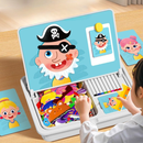 🎨 Puzzles Magnéticos de Vestir para Caras - Juego Educativo de Doble Cara para Niños, Ideal para Viajes y Aprendizaje Creativo ✨🧒