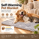 Self-heating pet mat