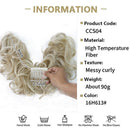 💇 50% dto. Accesorio para el pelo Messy Side Comb Clip In Bun – moño desordenado chic, fácil de usar y sujeción segura todo el día. ¡Elegancia sin esfuerzo en minutos! ✨👌