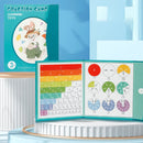 Tablero de Aprendizaje de Fracciones Magnético para Niños