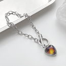 💖 50% dto. Collar de corazón termosensible que cambia de color con el calor de tu piel – broche magnético fácil de usar, cobre duradero y diseño romántico. ¡Regalo especial y mágico! ✨🎁