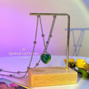 💖 50% dto. Collar de corazón termosensible que cambia de color con el calor de tu piel – broche magnético fácil de usar, cobre duradero y diseño romántico. ¡Regalo especial y mágico! ✨🎁