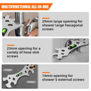 ✨La herramienta ideal para el baño✨ Llave de nivel multifuncional para el baño