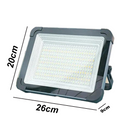 Foco inundable LED portátil y multifuncional alimentado por energía solar