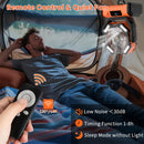 📢✨Un ventilador de cabeza oscilante para camping con mando a distancia es un poco más caro y mejor💯