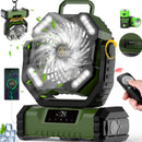 📢✨Un ventilador de cabeza oscilante para camping con mando a distancia es un poco más caro y mejor💯