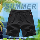 🔥¡OFERTA ESPECIAL! 50% DE DESCUENTO🥰 Pantalones cortos elásticos de verano para hombre💎Transpirables, con bolsillos con cremallera y ajuste elástico🩳❄️