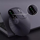 Ratón ergonómico Bluetooth para múltiples dispositivos con rueda