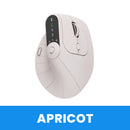 Ratón ergonómico Bluetooth para múltiples dispositivos con rueda