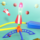 Lanzacohetes LED para niños