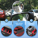 Espejo retrovisor lateral universal de acero inoxidable con visión de 360°