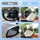 Espejo retrovisor lateral universal de acero inoxidable con visión de 360°