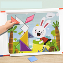 Juego de rompecabezas magnético Tangram para niño