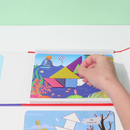 Juego de rompecabezas magnético Tangram para niño