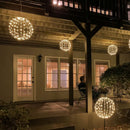 🎄 50% dto. Luz decorativa esférica LED colgante – iluminación 360°, diseño plegable, metal antioxidante y bajo consumo. ¡Perfecta para jardín, patio y Navidad! ✨🌐