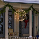🎄 50% dto. Luz decorativa esférica LED colgante – iluminación 360°, diseño plegable, metal antioxidante y bajo consumo. ¡Perfecta para jardín, patio y Navidad! ✨🌐