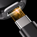 👃 50% dto. Recortador eléctrico de vello nasal – cabezal curvo y redondeado, pantalla LED de batería, impermeable y motor silencioso 6500 RPM. ¡Carga rápida USB-C, 3 colores! ✨🪒