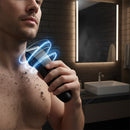 ✂️ 50% dto. Recortadora corporal con cuchilla de seguridad en L – motor de alta potencia, pantalla LED y batería de 90 min. ¡Afeitado suave en todo el cuerpo, sin cortes! ✨💪
